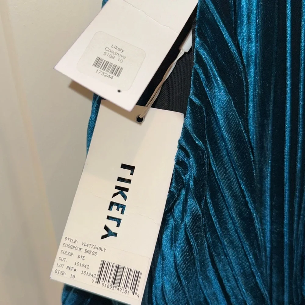 LIKELY Suede Cocktail Dress - Picture 6 of 7